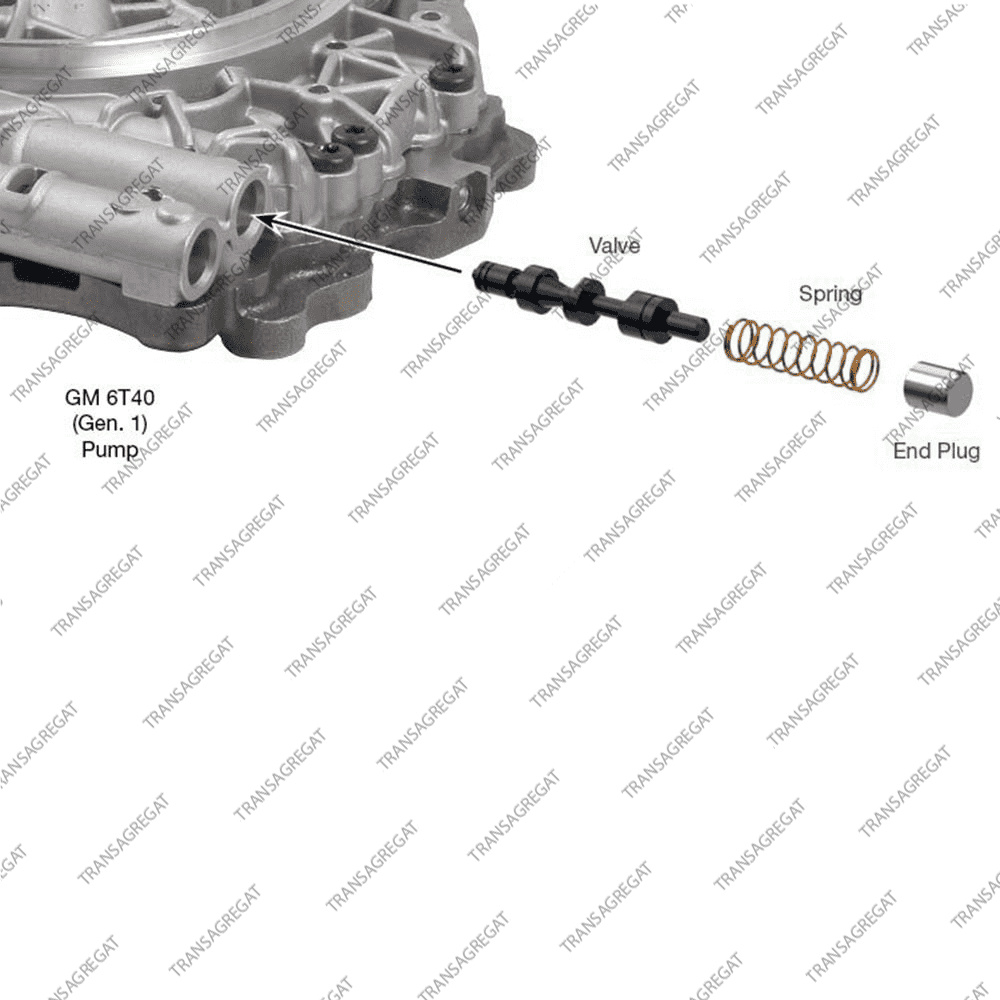 Клапан регулировки давления (1-е поколение, ремонтный)